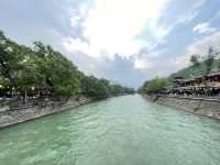 สะพาน langqiao Dujiangyan 
