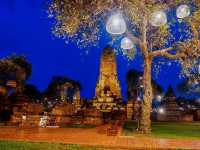 วัดสวยอยุธยา ยามค่ำคืน✨