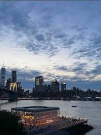 🍸夕陽、夜景、微醺調酒｜Time Out Market Bar 紐約夜晚的浪漫角落