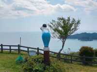 【空と海に漕ぎ出す🌈南海展望広場の“絶景ブランコ”】