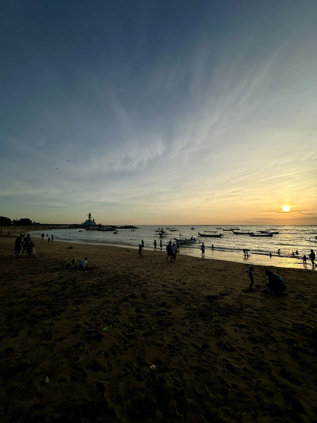 Enchanting sunset in Bali