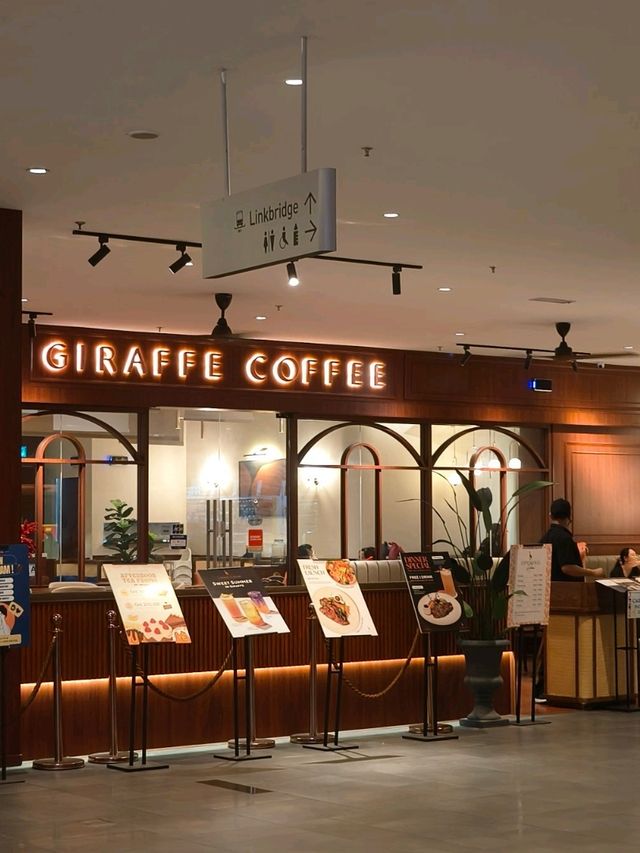 Coffee Stop With a Giraffe View