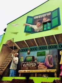 เสน่ห์ย่านKampong Glam ถนนMuscat Street Artต้องไป