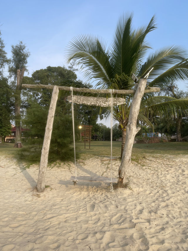 Cherating — an exceptionally beautiful beach. 