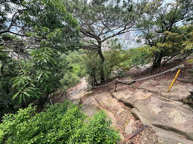 Jinmianshan Scissor Rock Hike Was Short Steep and Kinda Epic