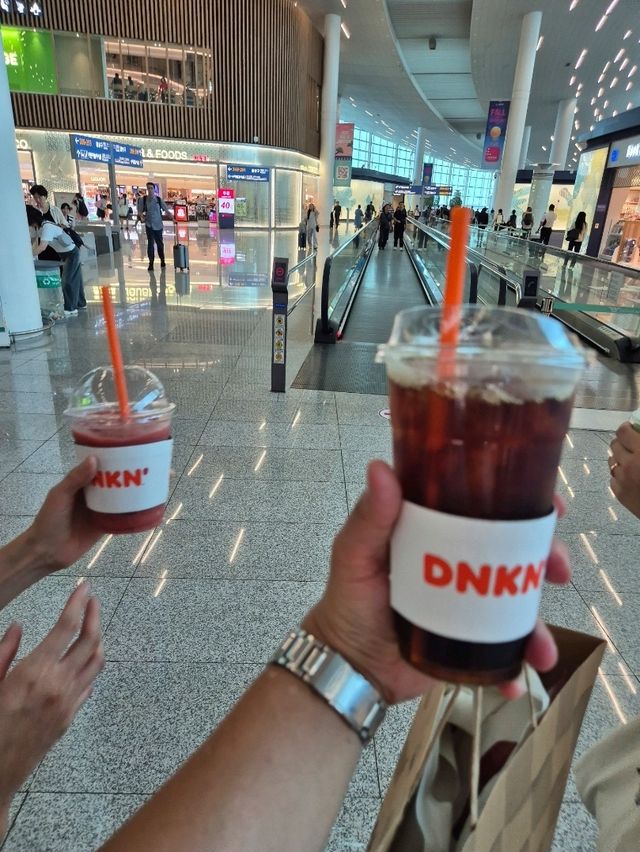 ☕ 항공기 탑승 전 커피 한 잔의 여유, 인천공항 T2 던킨도너츠 ☕