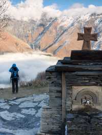 บันทึกเส้นทางโคลนสู่ Gergeti Trinity Church