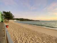 長洲東灣泳灘✨一步到沙灘~陽光與自然🏖️😍