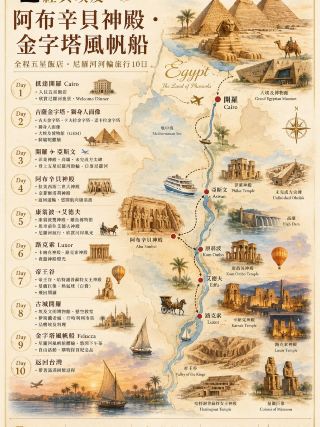     走進法老的國度，一場穿越四千年的埃及之旅