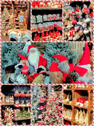 You can meet Santa anytime at the airport! What kind of shop is "Kankurin Tupa"?