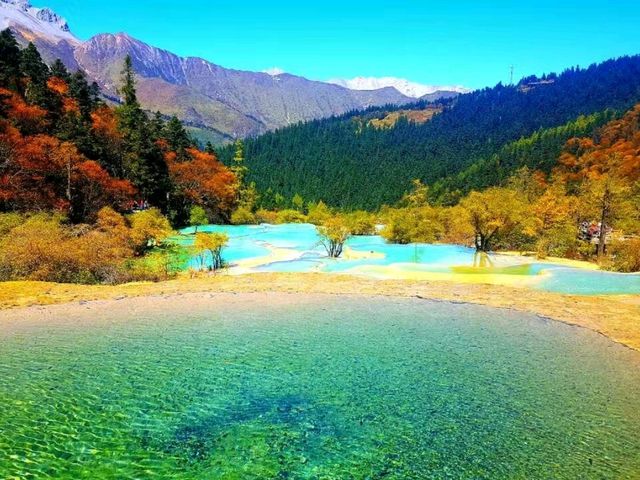 Vibrant Natural Pools: Huanglong 🇨🇳
