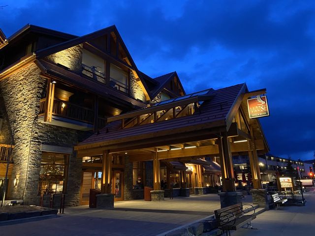 Banff Town at night