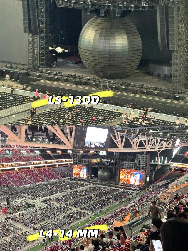 願SVT香港啟德場館每張票都能找到家——座位視角 願SVT香港啟德場館每張票都能找到家——座位視角