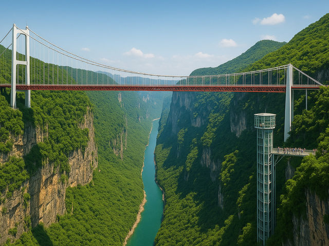 China is about to open the world’s tallest bridge