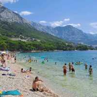 punta rata beach near split in croatia