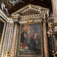 This gorgeous church is FREE to visit in Rome 🇮🇹