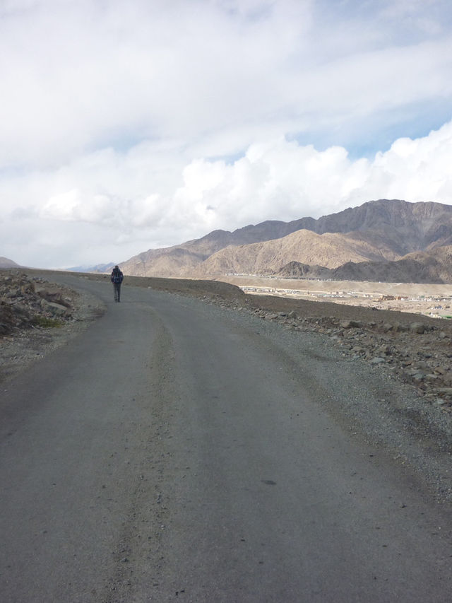 The Otherworldly Moon Landscape Near Leh