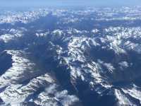 See the Alps in the sky