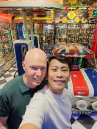 Fuel up on flavor and nostalgia at Makati’s most iconic diner 🇵🇭🍔⛽