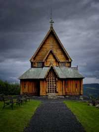 ⛪✨“Whispers of Wood & Time: My Visit to Reinli Stave Church”✨🌲📜