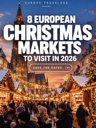 🎄✨ Europe at Christmas is something else.