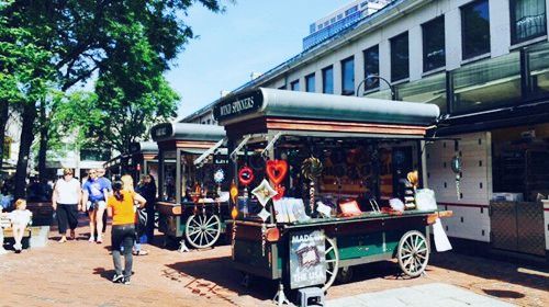 Boston, Quincy Market in the United States.