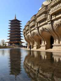 江蘇南京牛首山文化旅遊區丨佛祖頭頂骨舍利，地上三層，地下六層