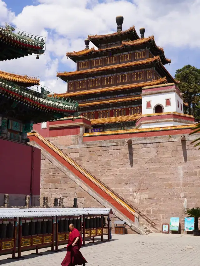 Puning Temple, located in the northeast corner of the Mountain Resort of Chengde, Hebei Province