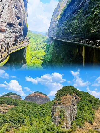 The 'Little Zhangjiajie' in Guangdong - Wuzhishan Scenic Area's One-Line Sky and Empress Terrace heart-pounding journey