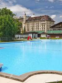 🏰✨ Gstaad's Grandeur: A Palace of Alpine Dreams 🌄