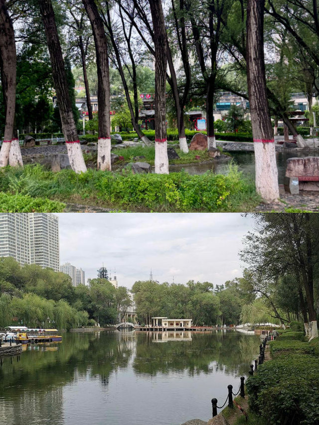 西寧麒麟灣公園——城市的綠洲。