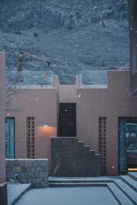 薊州盤山 | 山谷私湯小院，靜候一場初雪