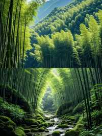 闖進萬畝竹海！這片竹海承包了整個夏天的清涼