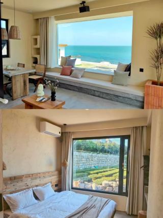 Qingdao!! A two-bedroom sea-view homestay with a courtyard!! I don't want to check out!! Who understands this feeling!!