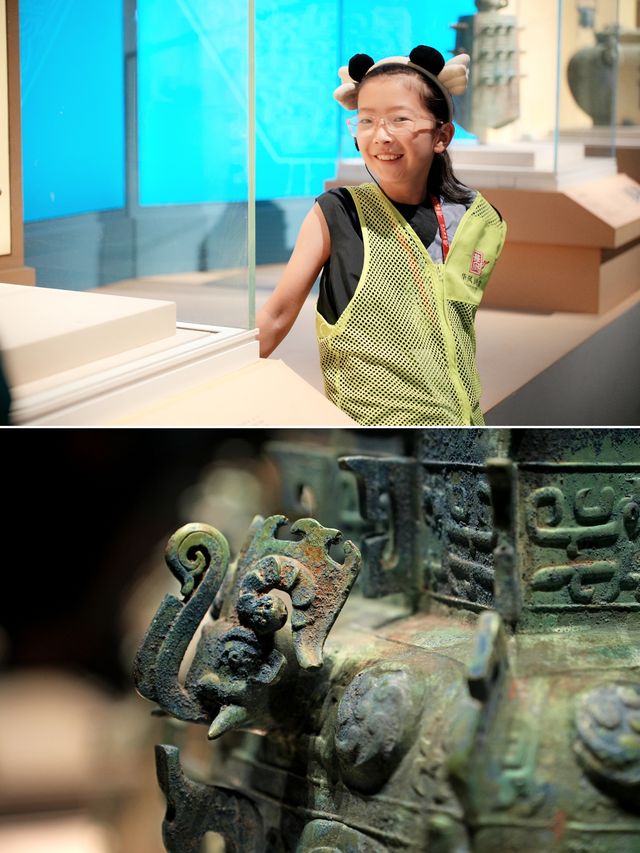 成都博物館，藍色青銅器特展，一定要嚟睇呀～