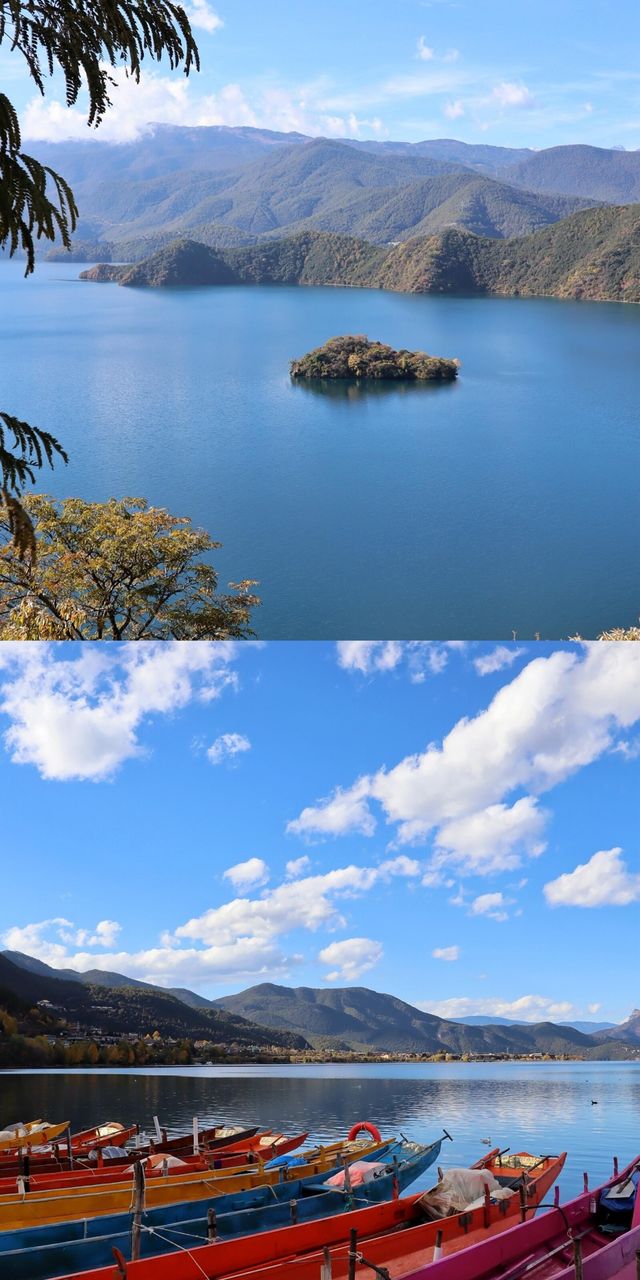 本來以為洱海好靚，直到我嚟到瀘沽湖