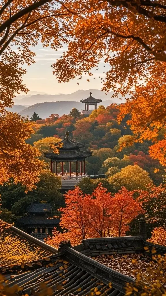 十月香山色更美