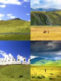 塔公草原藏於川西的「風蕭草低見牛羊」秘境