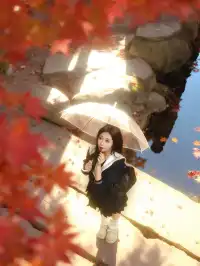 紅楓JK拍照丨不用長焦!超廣角才有生命力