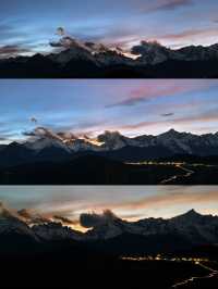 在梅里雪山腳下,等一場沒有盡頭的日落。