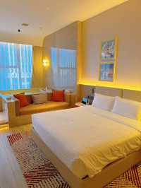 大連東港附近最喜歡的酒店! 漫舍溫泉酒店!就在地鐵口旁邊!地理位置很方便!出來旅遊住在這裡真的太適