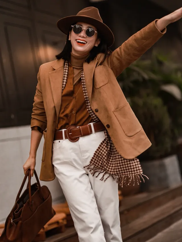 老錢風穿搭魔都秋日法式梧桐區citywalk 老錢風穿搭魔都秋日法式梧桐區citywalk