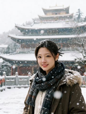 長安の雪の聖地封神!南五台山の「霧氷+氷瀑」が秦嶺の天空の城を直撃!