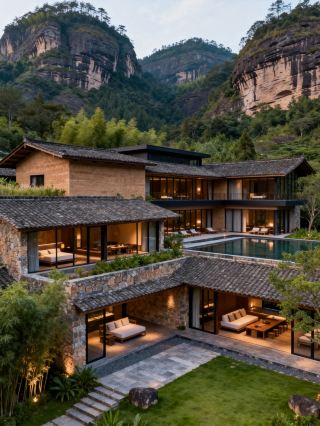 Stayed in a great hotel in Wuyi Mountain, so healing!