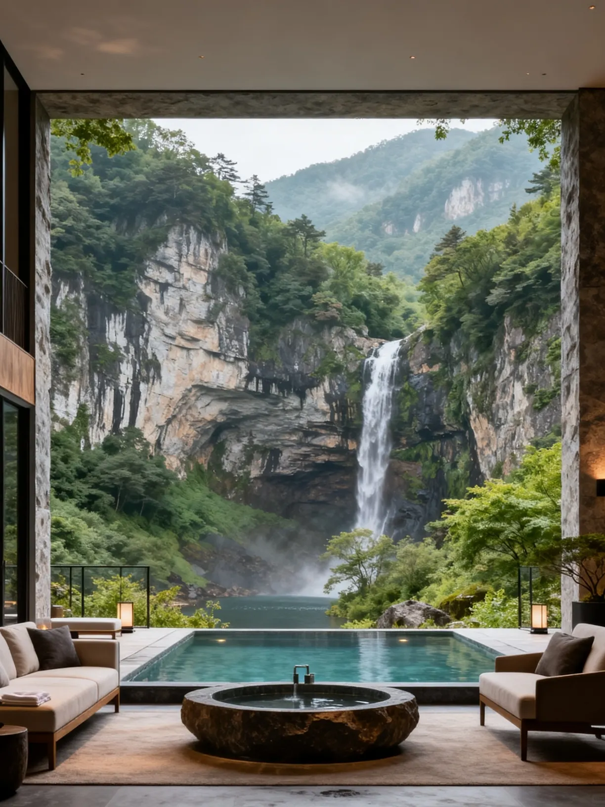 Staying at the Forest Secret Realm Hotel in Dandong was so refreshing. 
