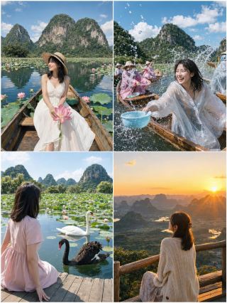 文山三日間実測！普者黒vs坝美、どちらがより仙境で写真映えするか