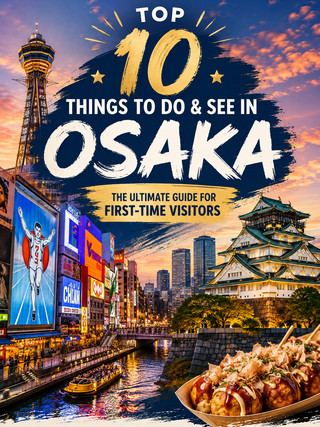 โอซาก้า: 10 สถานที่ห้ามพลาดสำหรับผู้ที่มาเที่ยวครั้งแรก 。