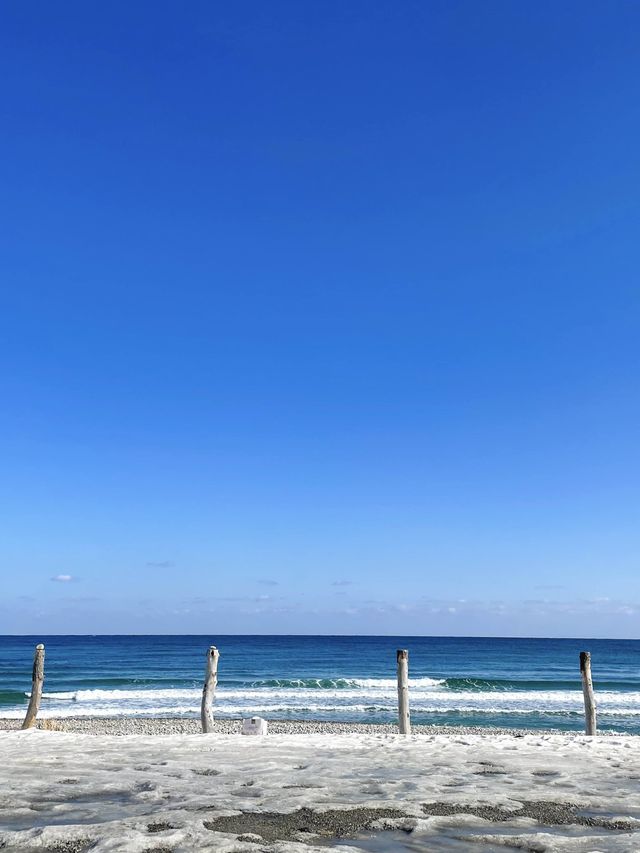 눈 쌓인 동해바다 로망 실현❄️🌊🤍