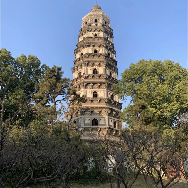 The Chinese Leaning Tower - Tiger Hill Pagoda