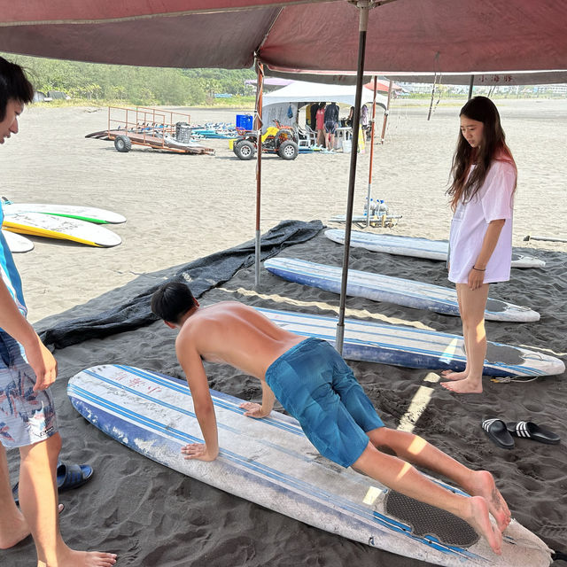 宜蘭烏石港衝浪聖地 休閒沙灘